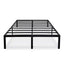 Full size Heavy Duty Black Metal Platform Bed Frame