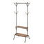 Rustic Entryway Hanger Bench Storage Hall Tree