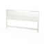 King size Contemporary Headboard in White Wood Finish