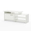 Modern White TV Stand for Flat Screen TVs up to 42-inch