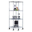 Heavy Duty 4-Tier Corner Storage Rack Shelving Unit with Casters