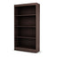 4 Shelf Bookcase in Dark Chocolate Finish