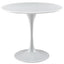 Modern Classic 36-inch Dining Table in White