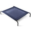 Extra Large Gray Blue Dog Steel Frame Elevated Pet Cot Mat Bed