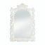 Grand Distressed White Wall Mirror