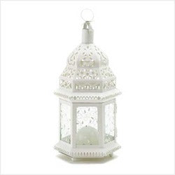 White Moroccan Lantern